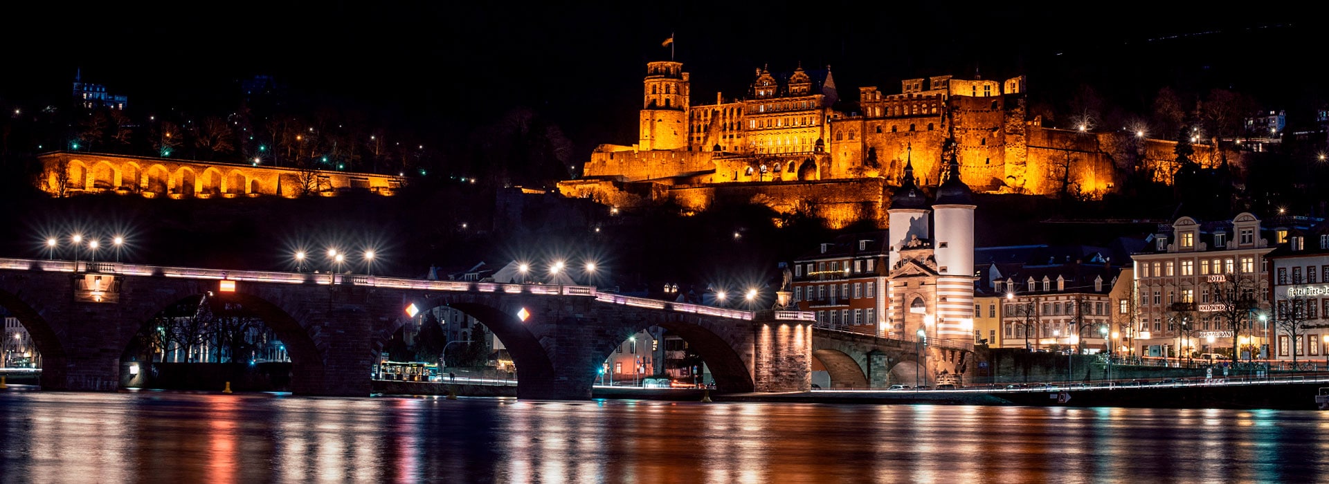 Heidelberg bei Nacht
